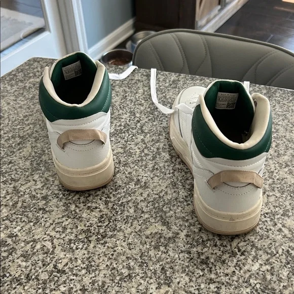 Reebok Classic White and Green High-Tops - Picture 3 of 7